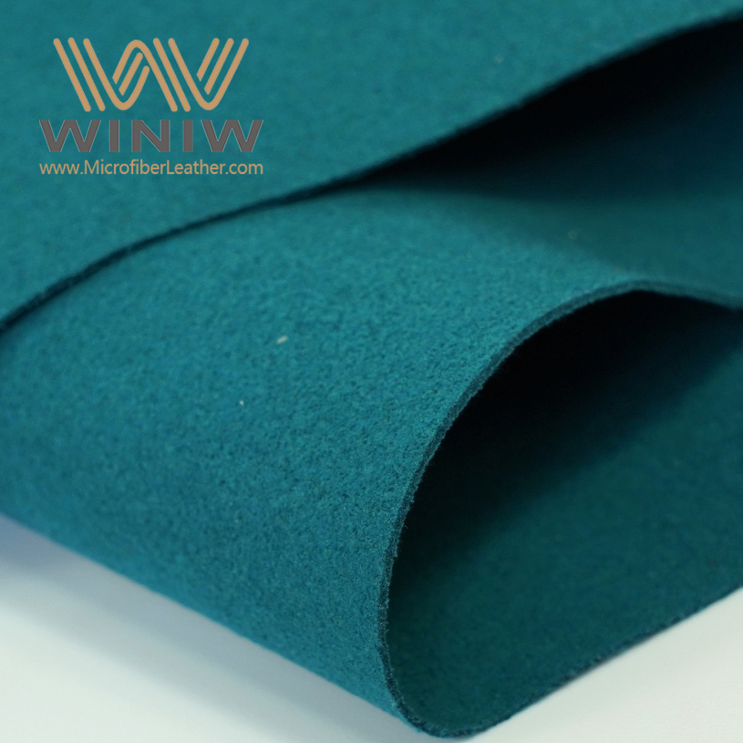 Suede Fabric Pu Artificial Leather For Show Cases