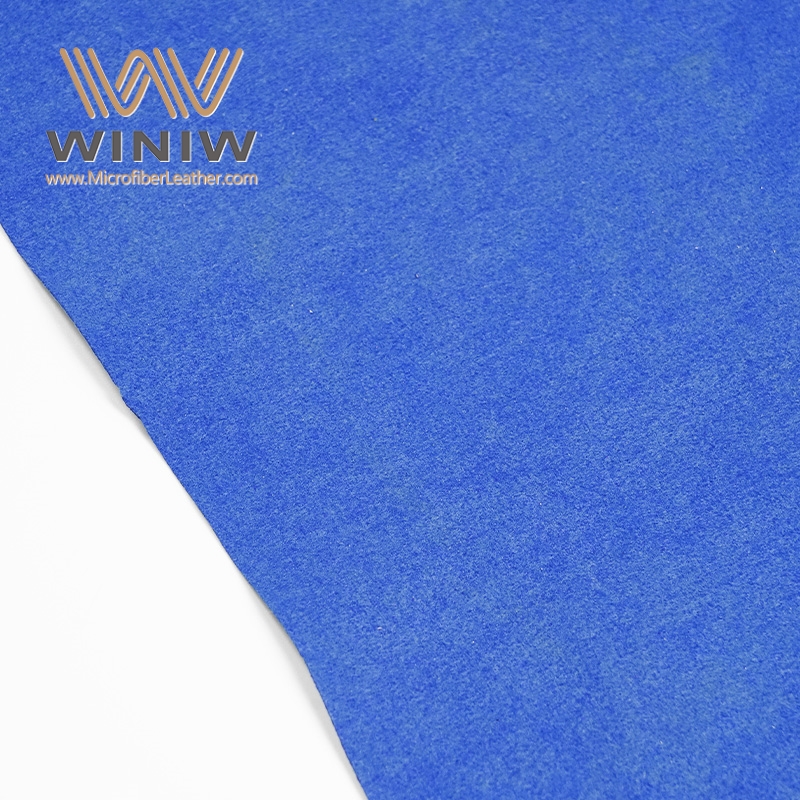 Suede Fabric Pu Artificial Leather For Show Cases