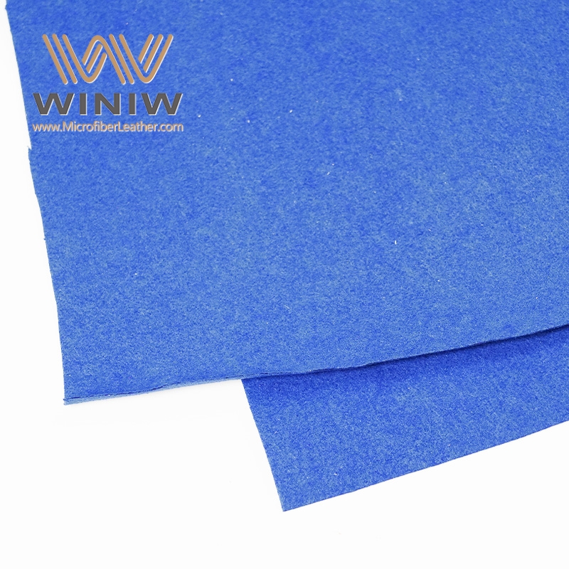 Suede Fabric Pu Artificial Leather For Show Cases